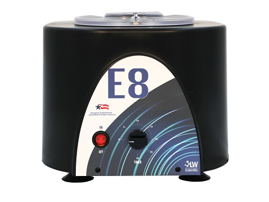 LW Scientific USA E8F FIXED Speed, 8-place angled, 3-15ml, 3500, timer, 90-240v *NEW* Mini Centrifuge