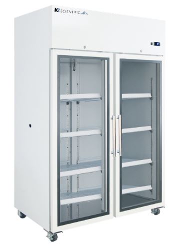K2 Scientific K248GDR *NEW* Glass Door Lab Refrigerator