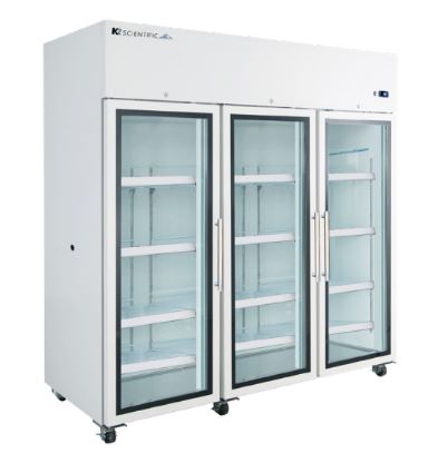 K2 Scientific K273GDR *NEW* Glass Door Lab Refrigerator