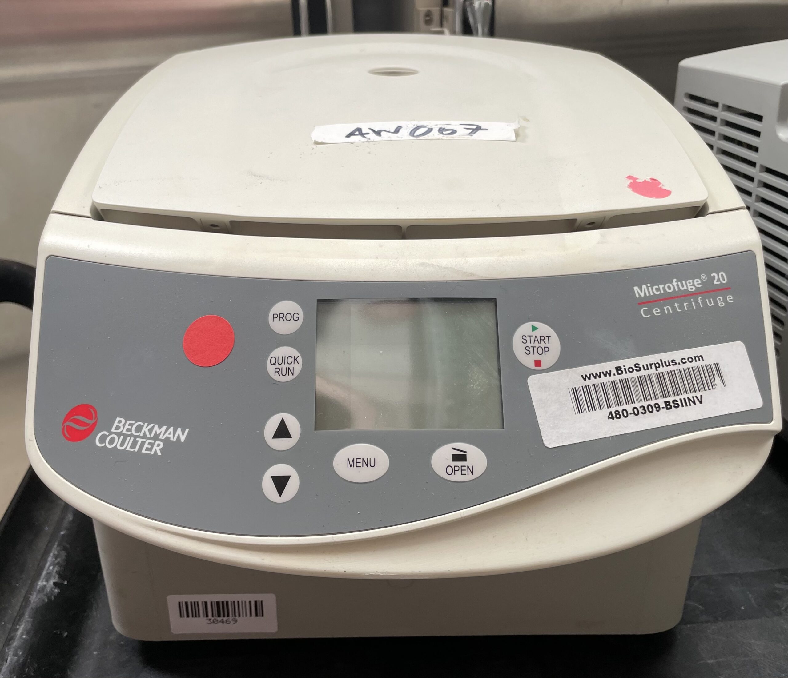 Beckman Coulter Microfuge 20 Centrifuge (B31604) Microcentrifuge