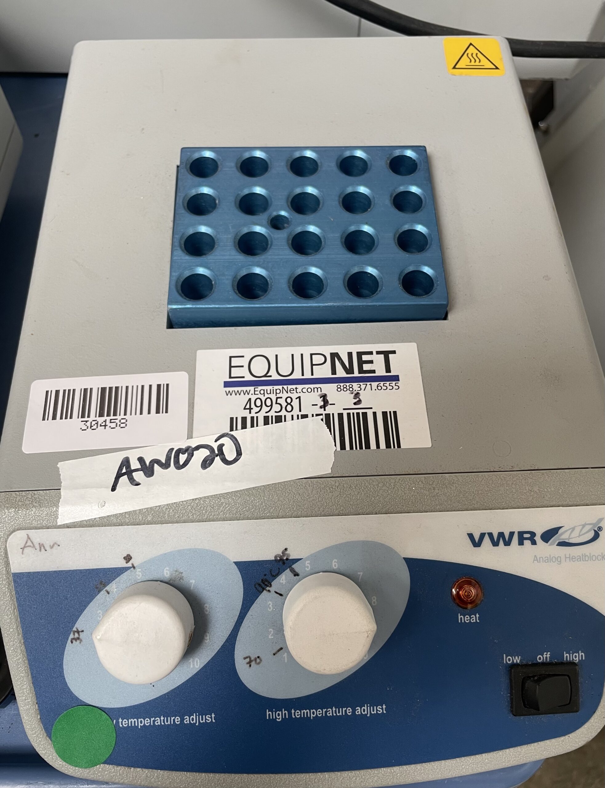VWR VWR Analog Heat Block 1 949310 Dry Bath Incubator